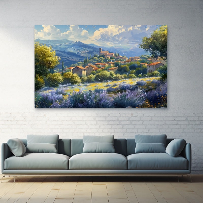 Peinture Paysage De Provence