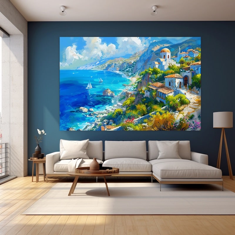 Peinture Paysage Grèce