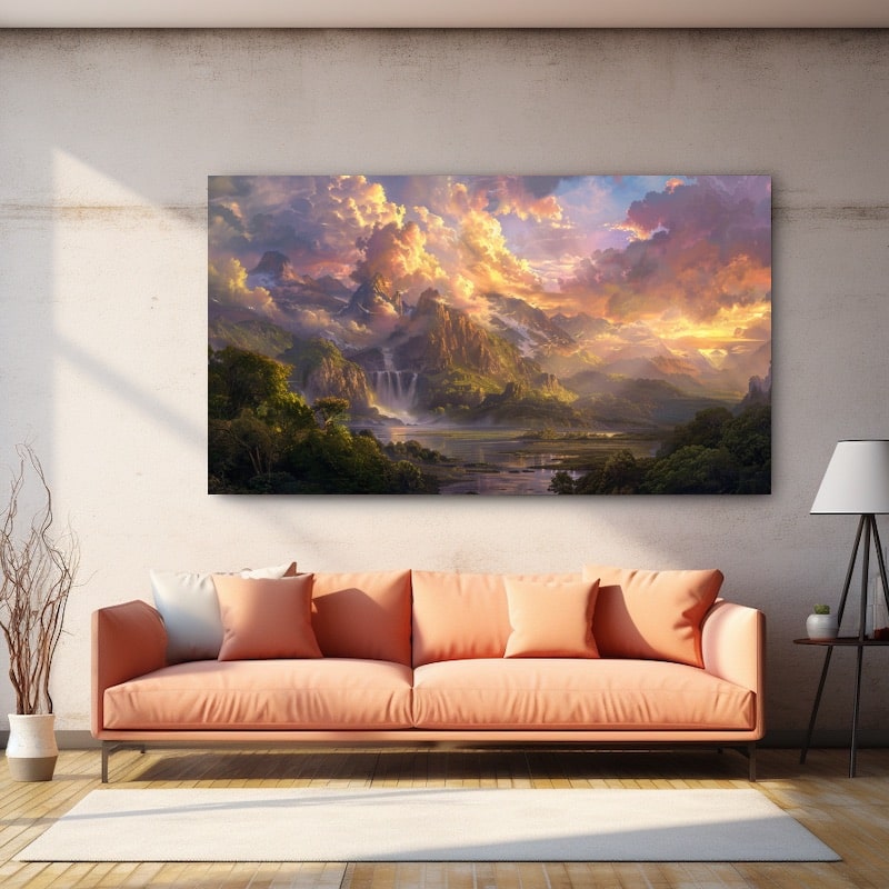 Peinture Paysage Magnifique