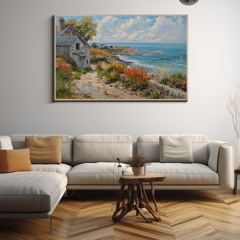 Peinture Paysage Mer Bretagne