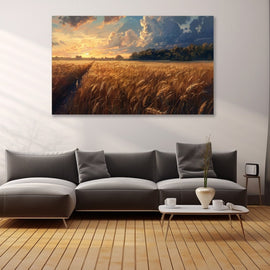 Peinture Paysage Photo, art mural décoration nature