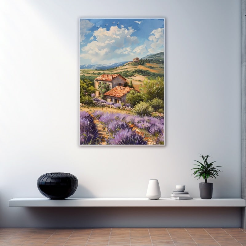 Peinture Paysage Provence Contemporain