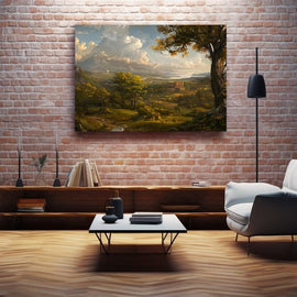 Peinture Paysage Renaissance, art mural décoration nature