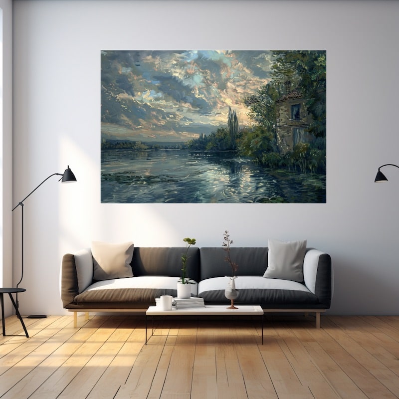 Peinture Paysage Sombre