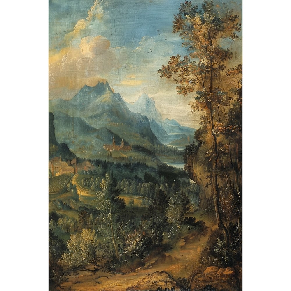 Peinture Paysage du 16ème Siècle