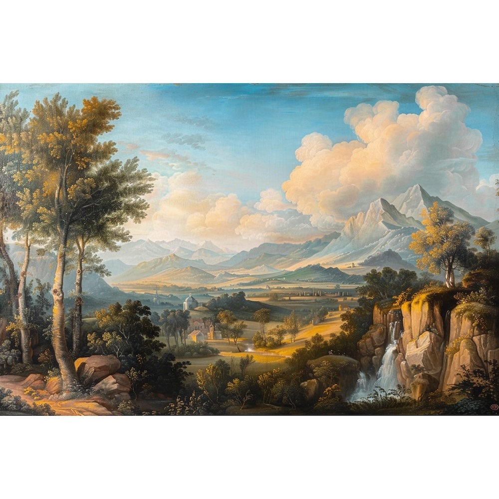 Peinture Paysage du 17ème Siècle