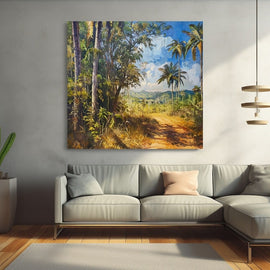 Peinture Paysagisme, art mural décoration nature