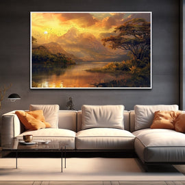 Peinture Paysagiste, art mural décoration nature