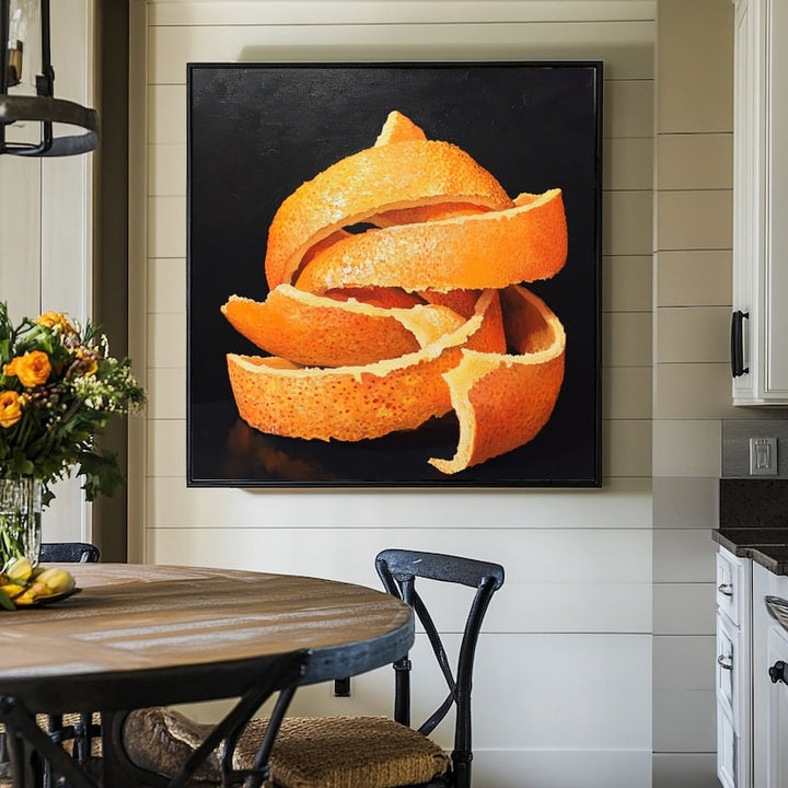Peinture Peau d'Orange, art mural décoration nature