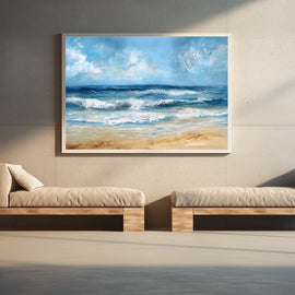 Peinture Plage Abstraite