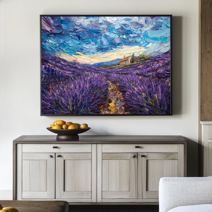 Peinture Provence Couteau