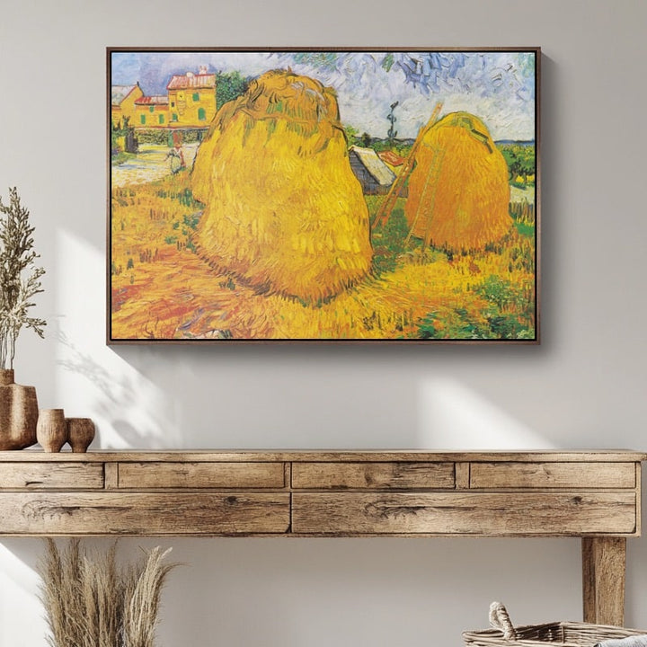 Peinture Provence Van Gogh, art mural décoration nature