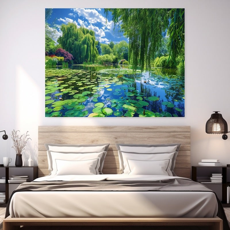 Peinture Réaliste Paysage, art mural décoration nature