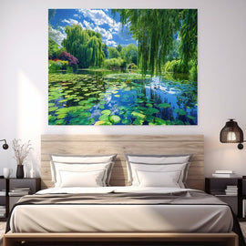 Peinture Réaliste Paysage, art mural décoration nature