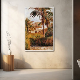 Peinture Renoir Paysage, art mural décoration nature