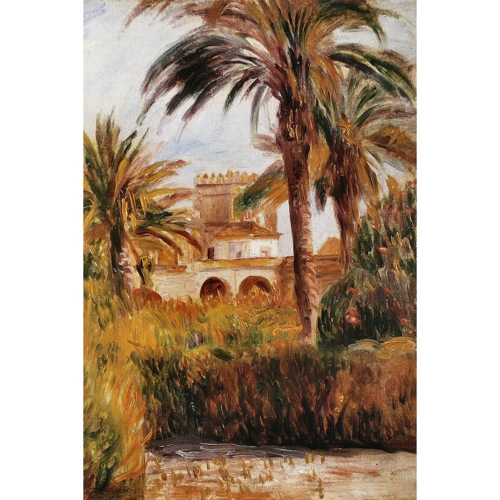 Peinture Renoir Paysage, art mural décoration nature
