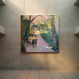 Peinture Représentant Le Printemps, art mural décoration nature