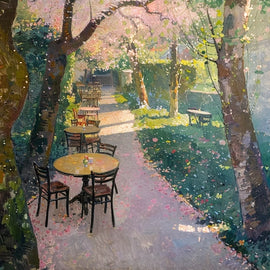 Peinture Représentant Le Printemps, art mural décoration nature