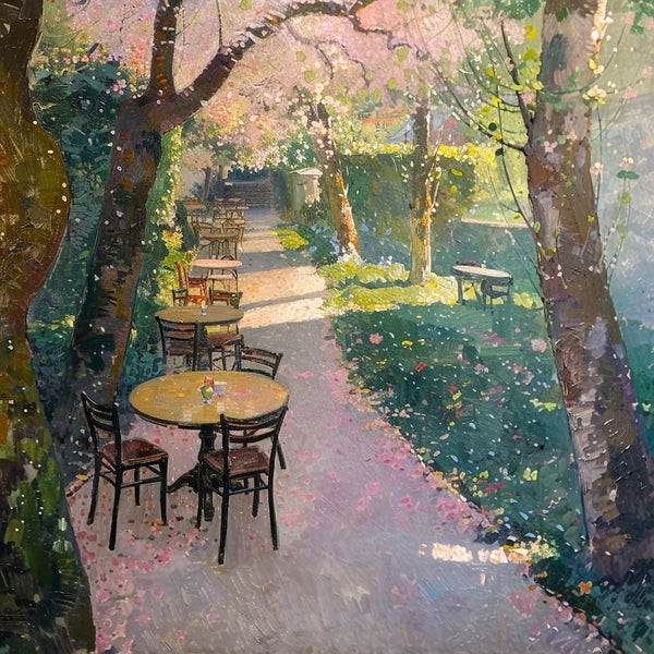 Peinture Représentant Le Printemps, art mural décoration nature