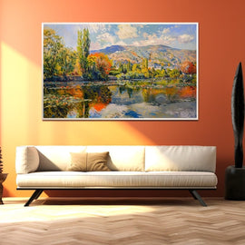 Peinture Romantique Paysage, art mural décoration nature