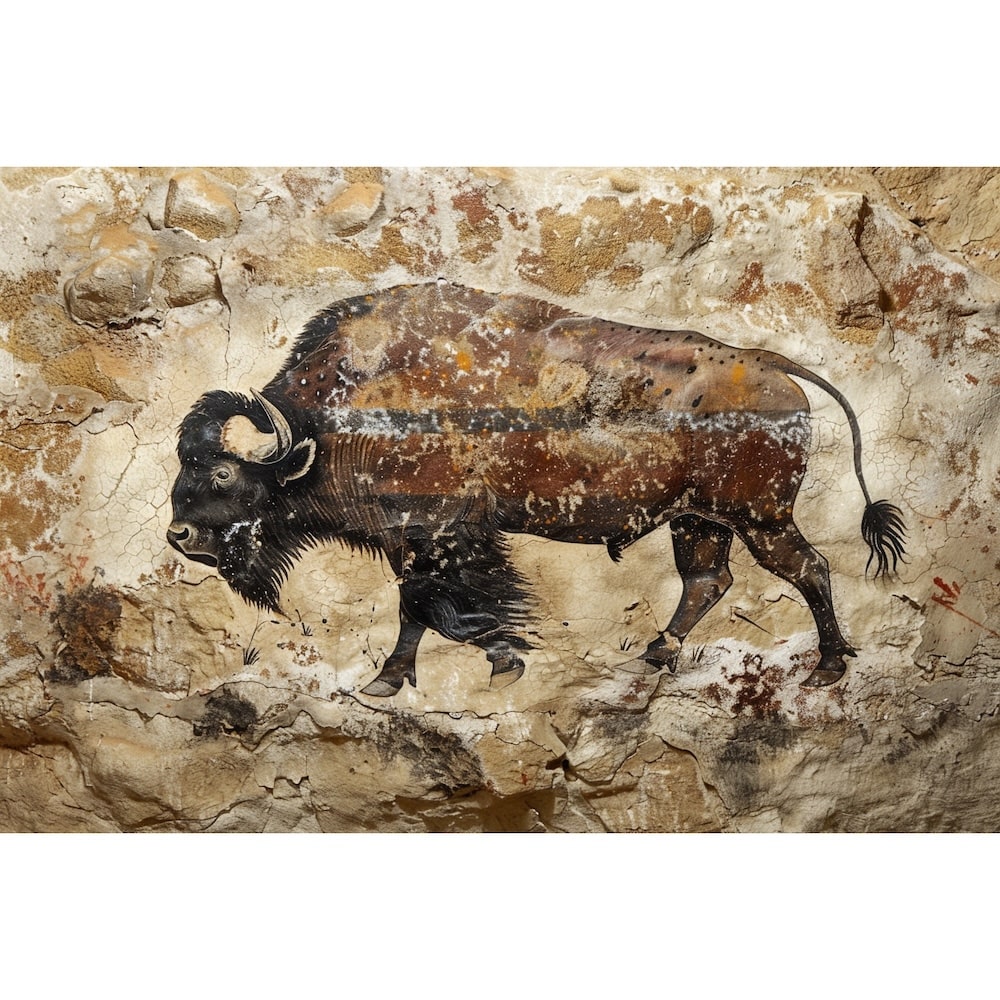 Peinture Rupestre Bison