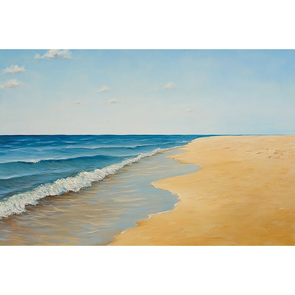 Peinture Sable d'Été, art mural décoration nature