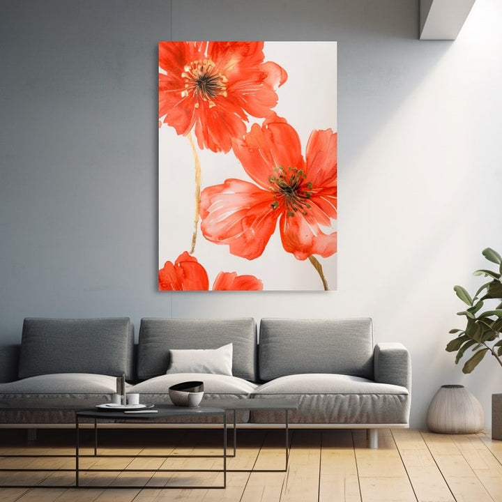 Peinture Sur Les Fleurs