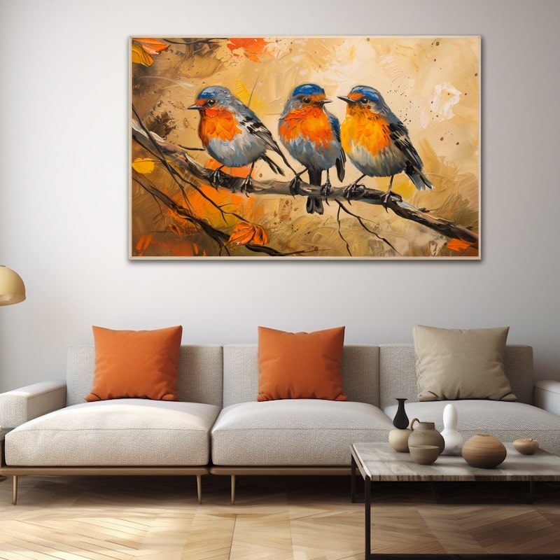 Peinture Sur Les Oiseaux