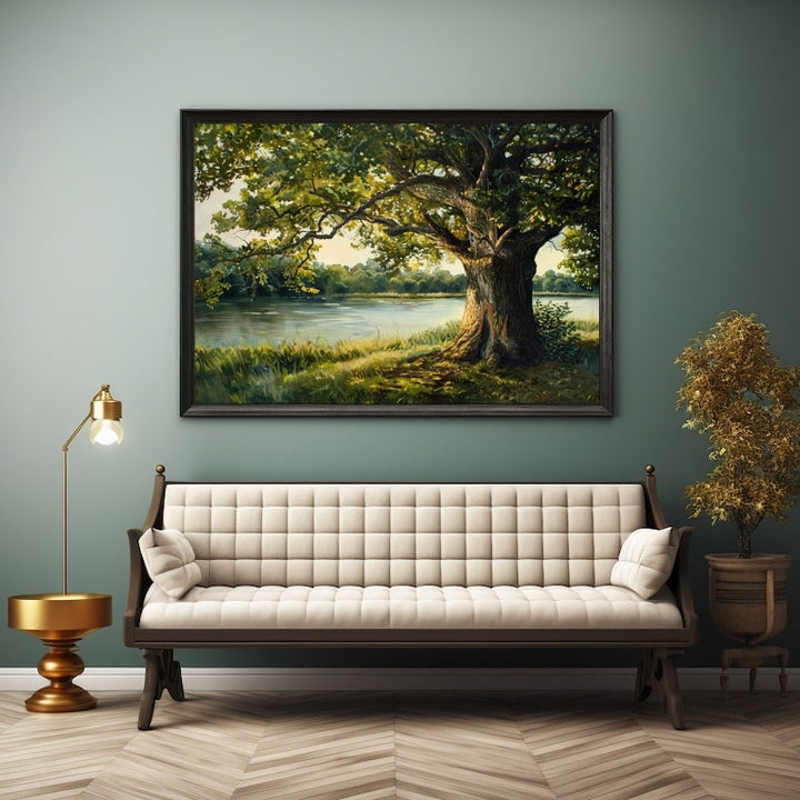 Peinture sur Toile Arbre, art mural décoration nature