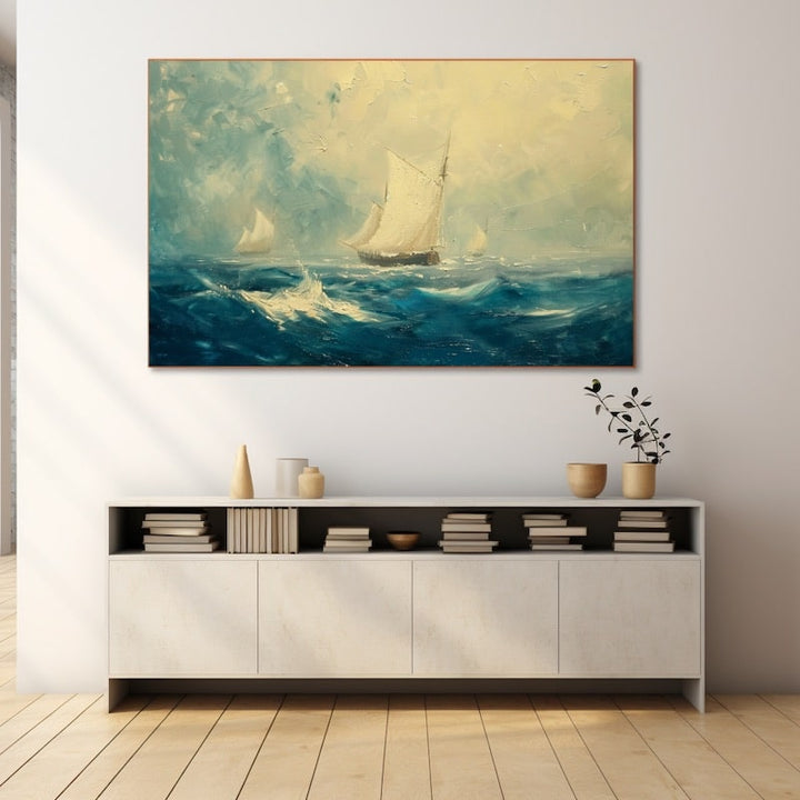 Peinture sur Toile Mer, art mural décoration nature