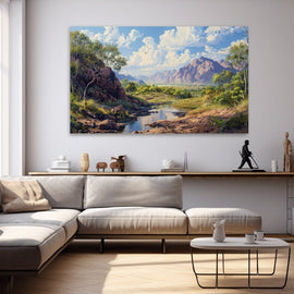 Peinture sur Toile Paysage, art mural décoration nature