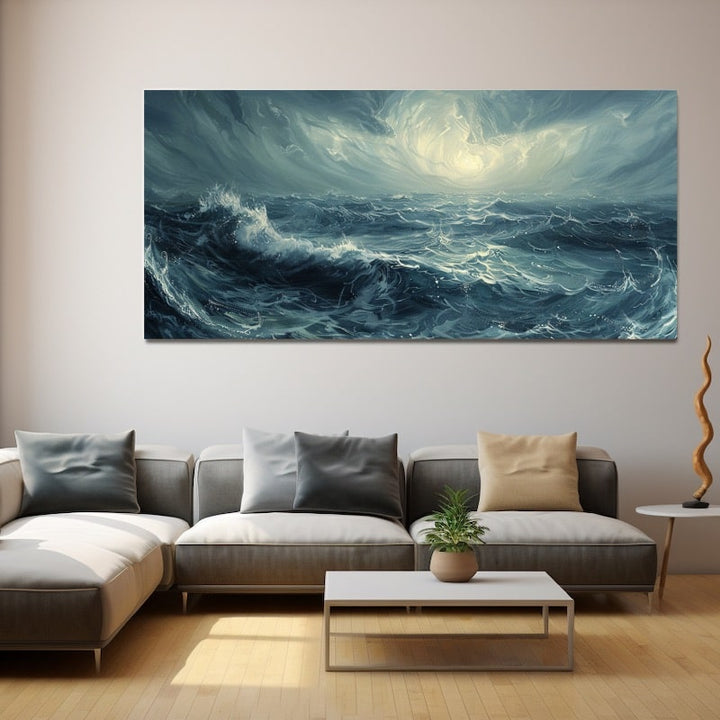 Peinture sur Toile Paysage Mer, art mural décoration nature