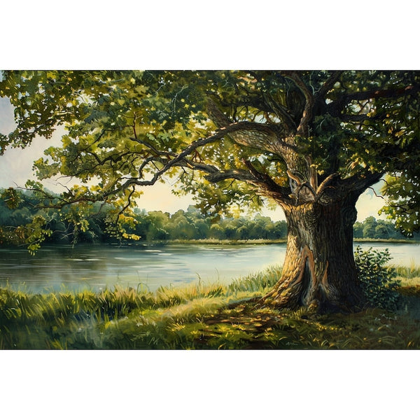 Peinture sur Toile Arbre, art mural décoration nature