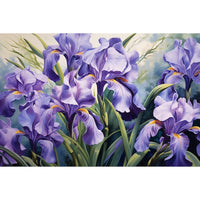 Thumbnail for Peinture Tableau Fleurs Iris