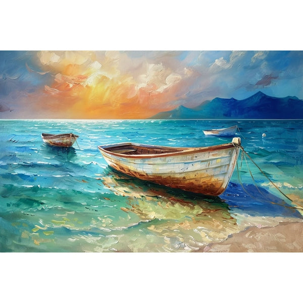 Peinture Thème Mer, art mural décoration nature