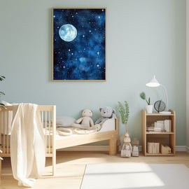 Peinture Toile Étoile Enfant, art mural décoration nature