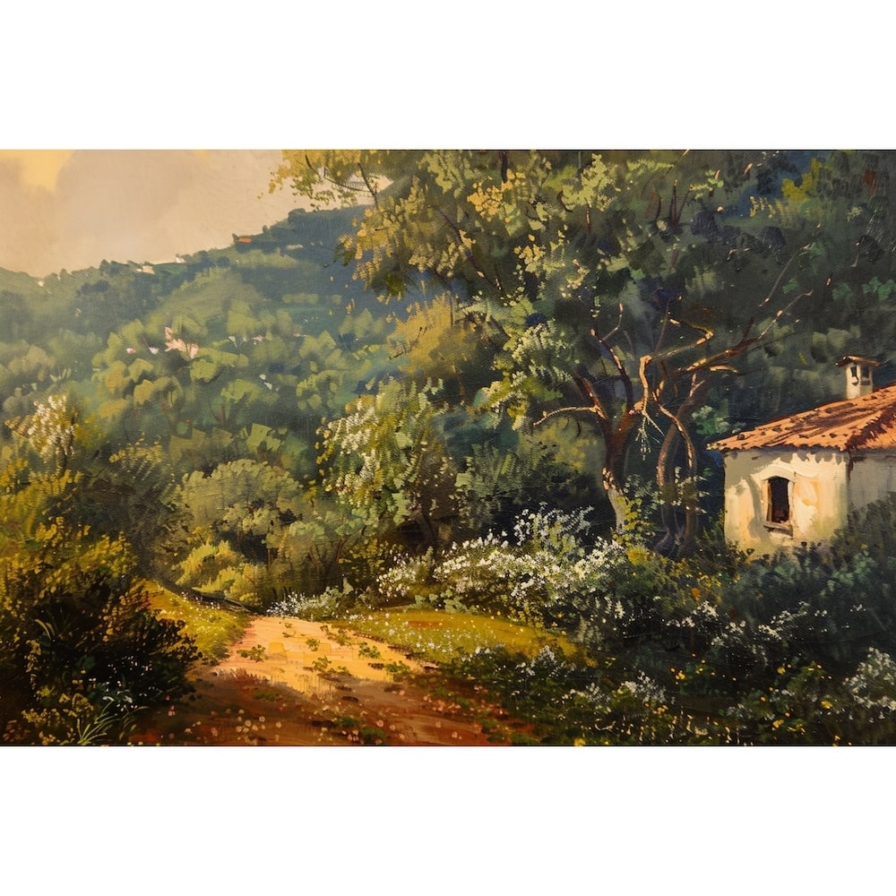 Peinture Toile Paysage Campagne