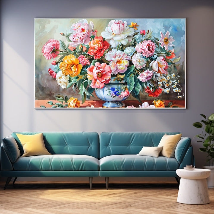Peinture Vase Avec Fleurs