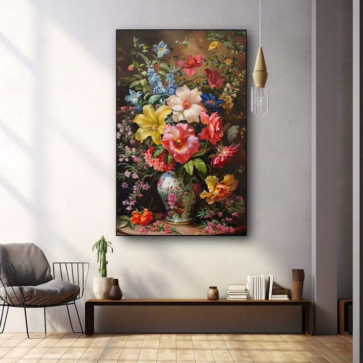 Peinture Vase De Fleurs