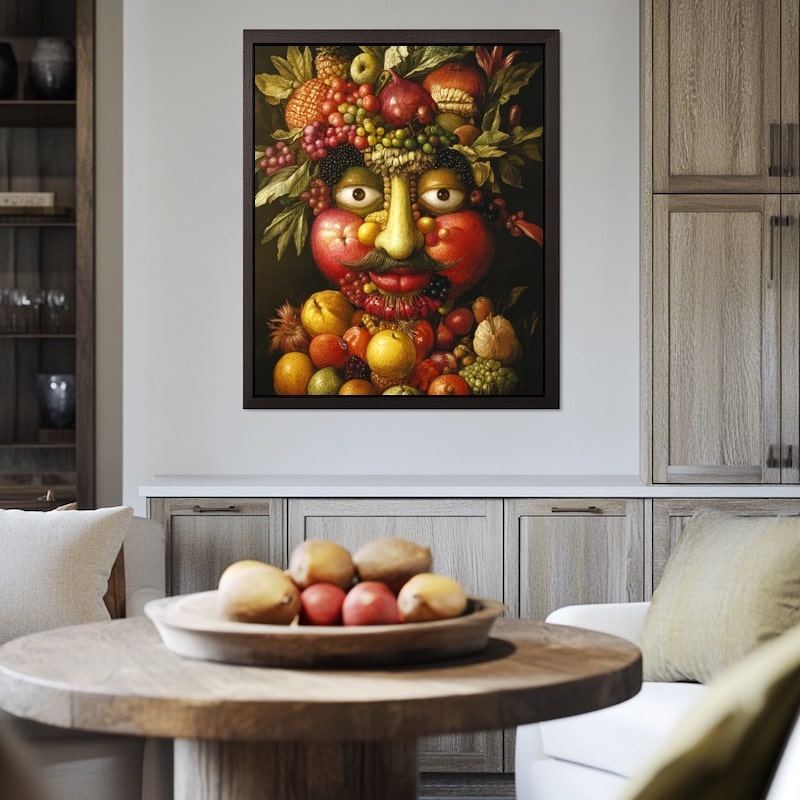 Peinture Visage avec Fruits Légumes