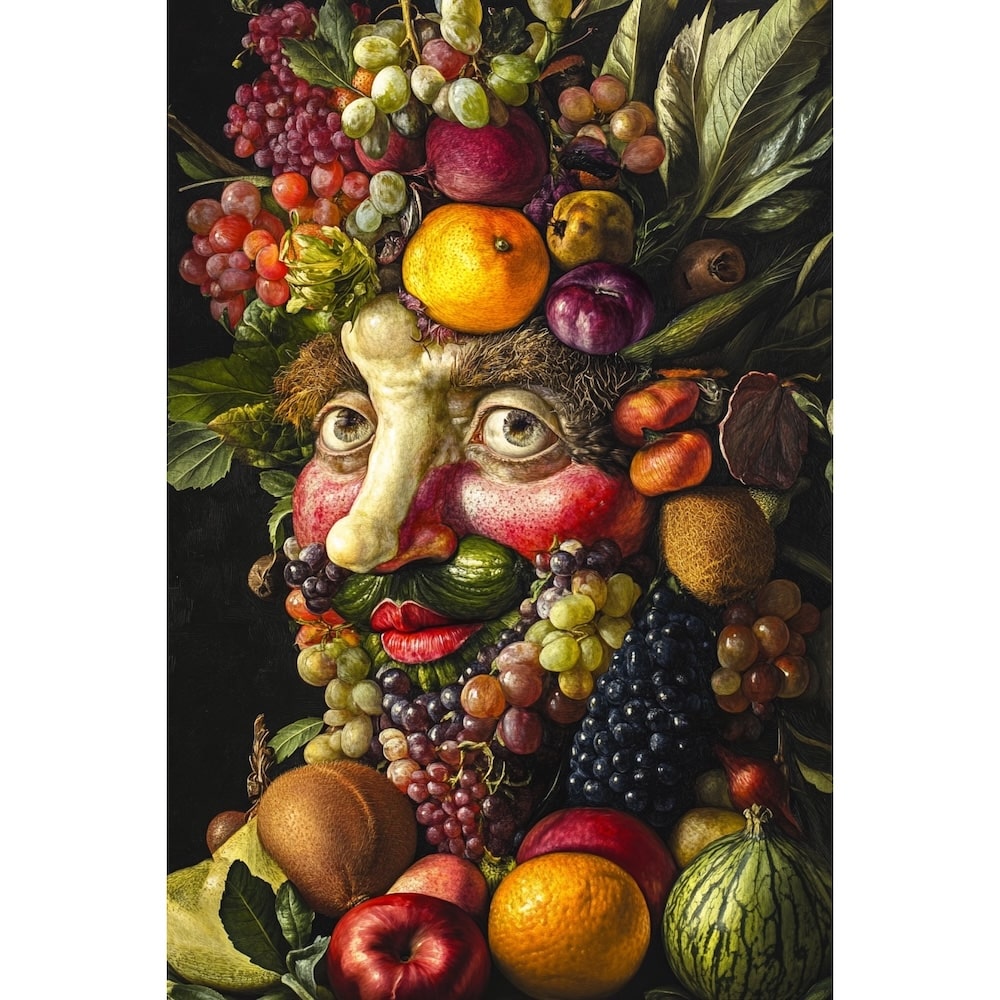 Peinture Visage avec du Fruit