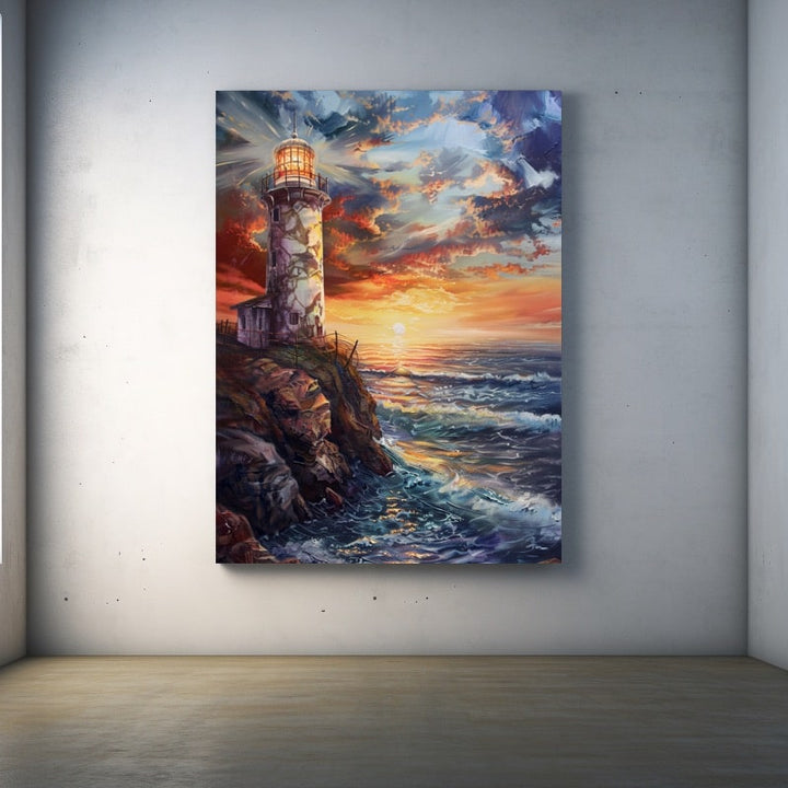 Peinture Vue sur Mer, art mural décoration nature