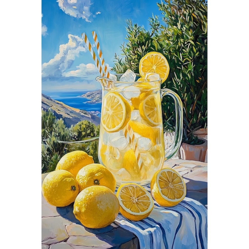 Peinture avec Citrons