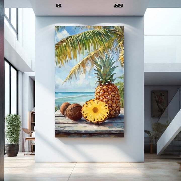 Peinture avec Fruit, art mural décoration nature