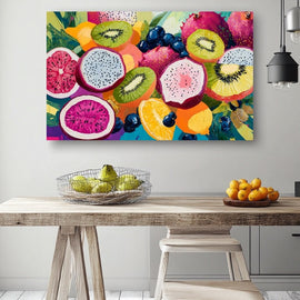 Peinture avec Fruits, art mural décoration nature