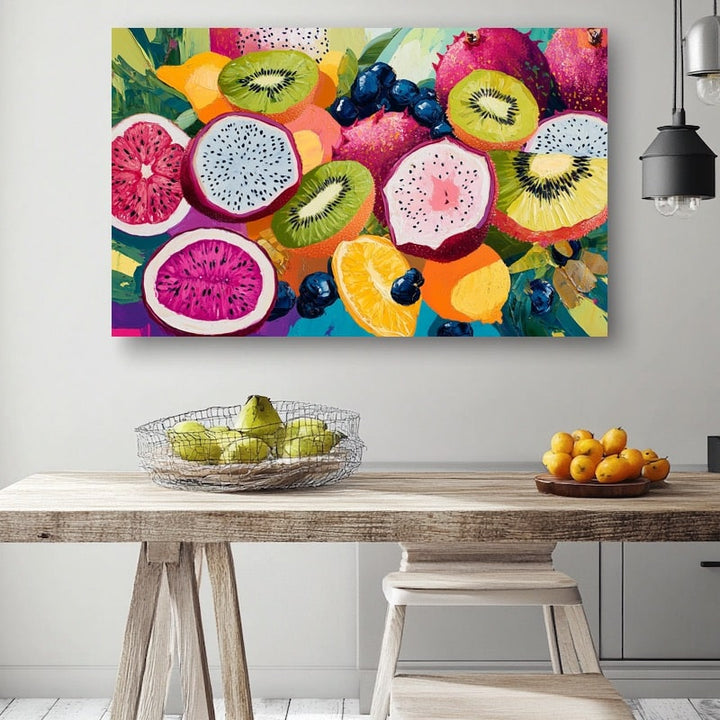 Peinture avec Fruits, art mural décoration nature