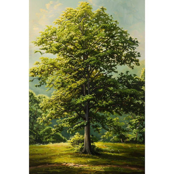 Peinture Arbre Couleur, art mural décoration nature