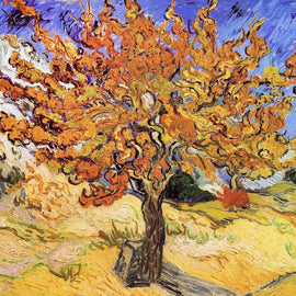 Peinture Arbre Van Gogh, art mural décoration nature