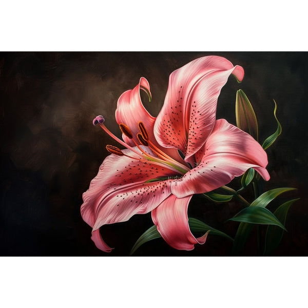 Peinture d'une Grosse Fleur