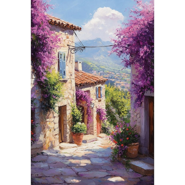 Peinture Callas, art mural décoration nature